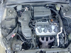 2005 HONDA CIVIC, GRAY, LX MODEL, 1.7L, AT.  A26257